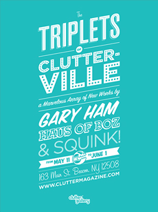 Clutter Gallery- tirplets